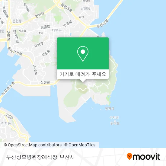 부산성모병원장례식장 지도