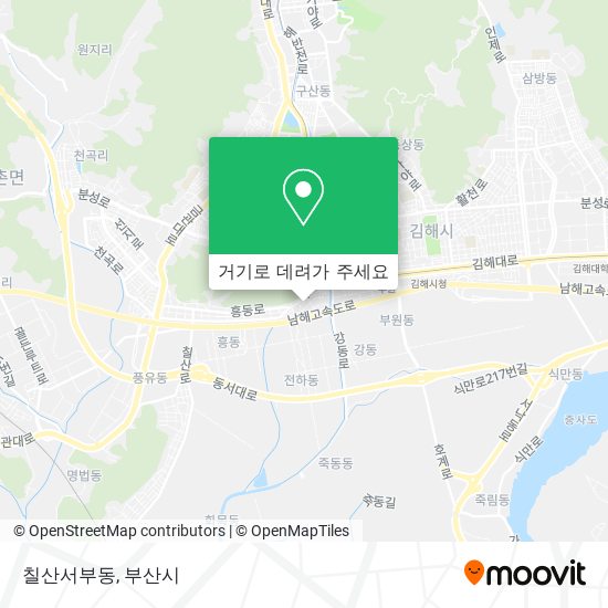 칠산서부동 지도