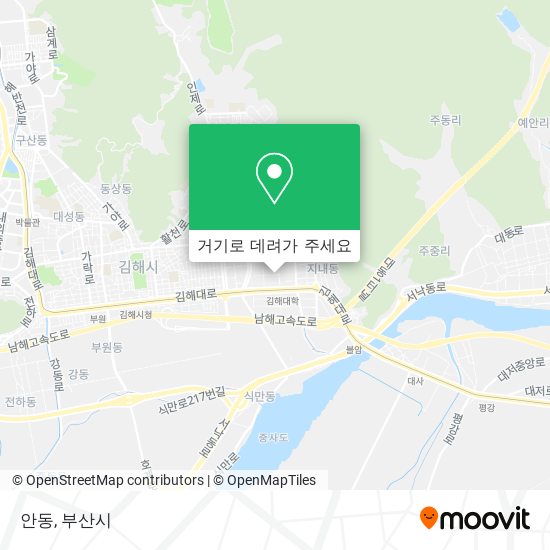 안동 지도