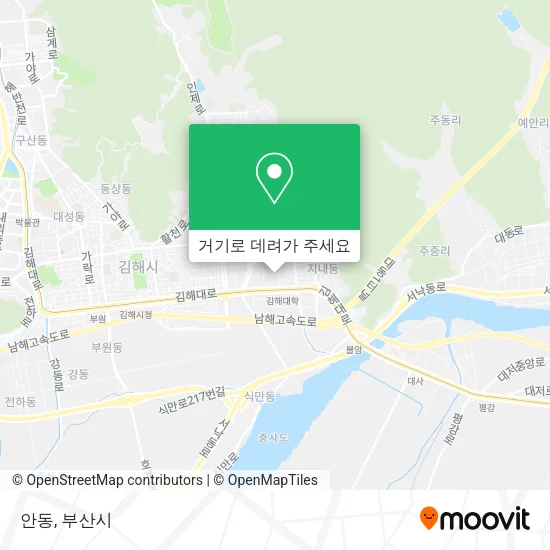 안동 지도