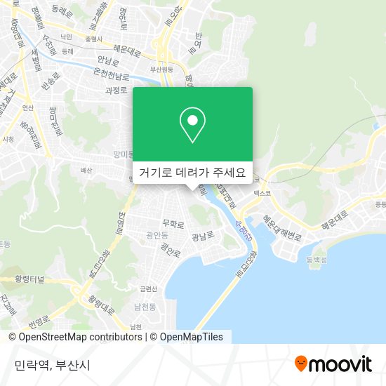 민락역 지도