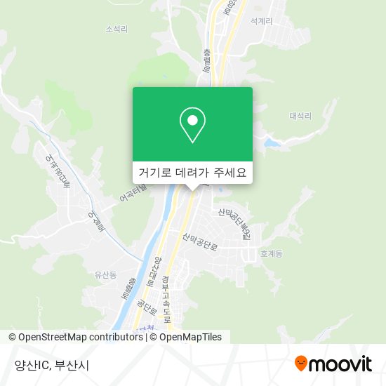 양산IC 지도