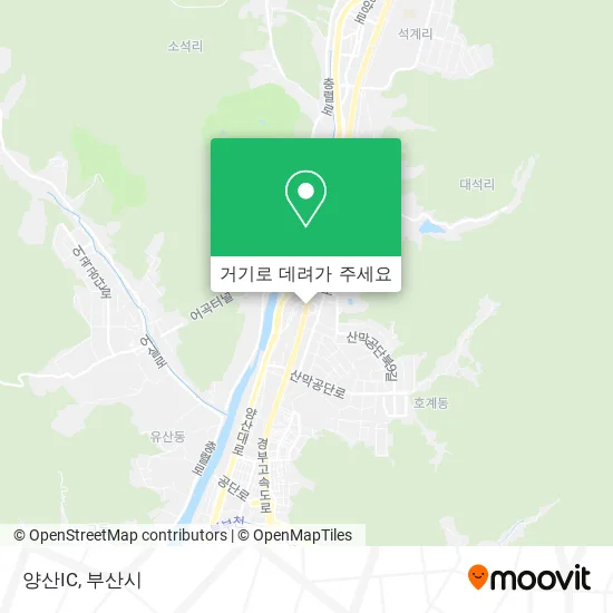 양산IC 지도