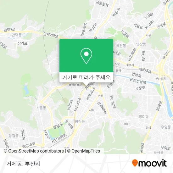 거제동 지도