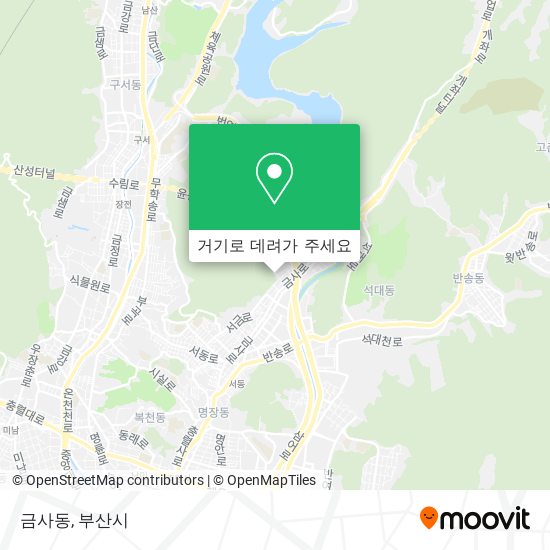 금사동 지도