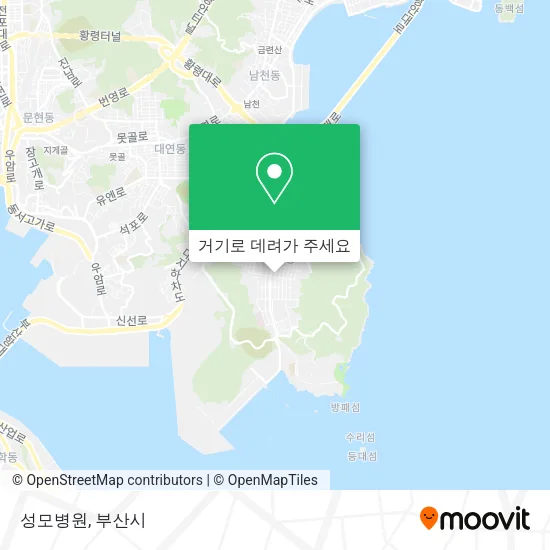 성모병원 지도