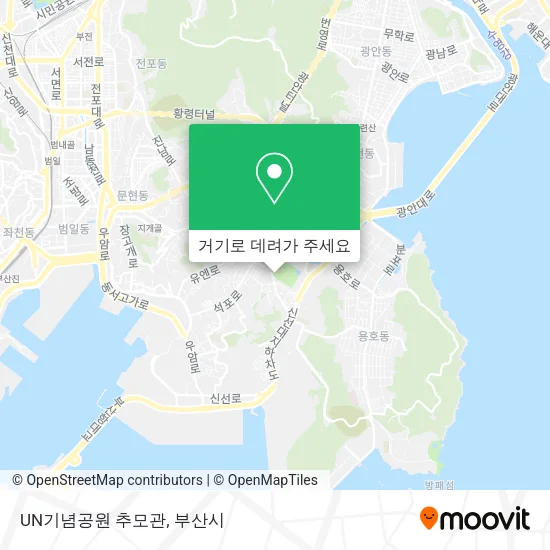 UN기념공원 추모관 지도