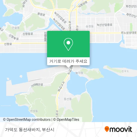 가덕도 동선새바지 지도