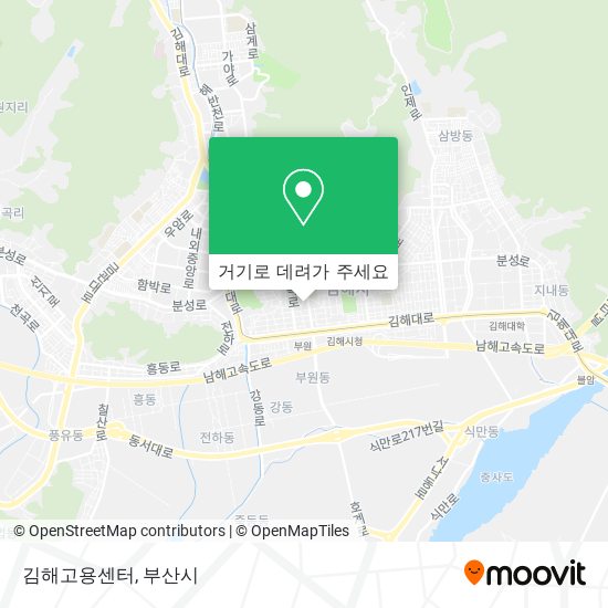 김해고용센터 지도