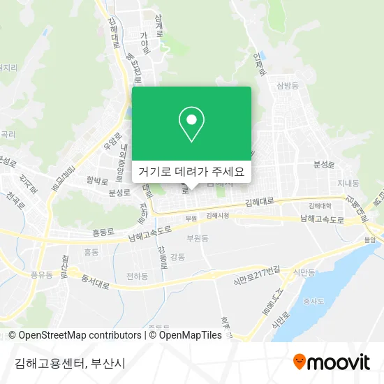 김해고용센터 지도