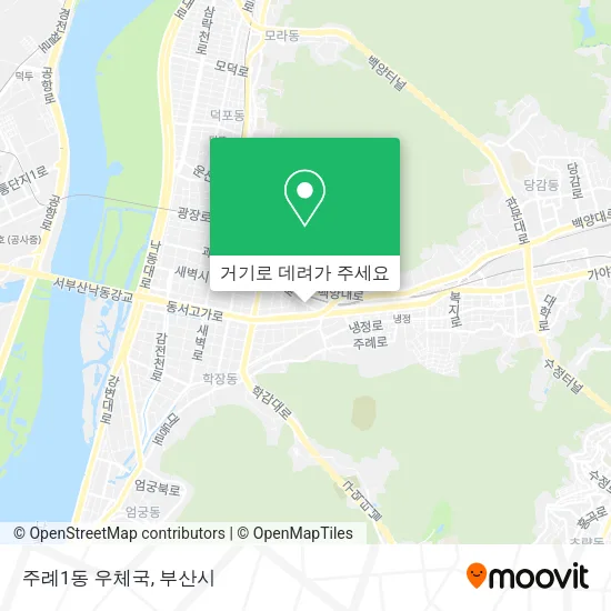 주례1동 우체국 지도