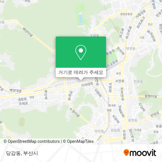 당감동 지도