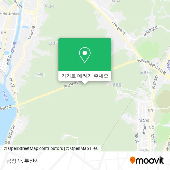 금정산 지도