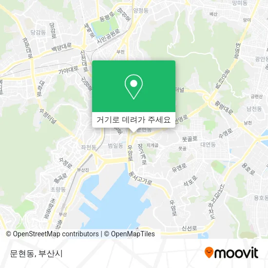 문현동 지도