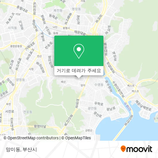 망미동 지도