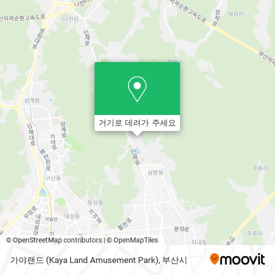 가야랜드 (Kaya Land Amusement Park) 지도
