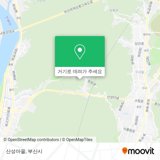 산성마을 지도