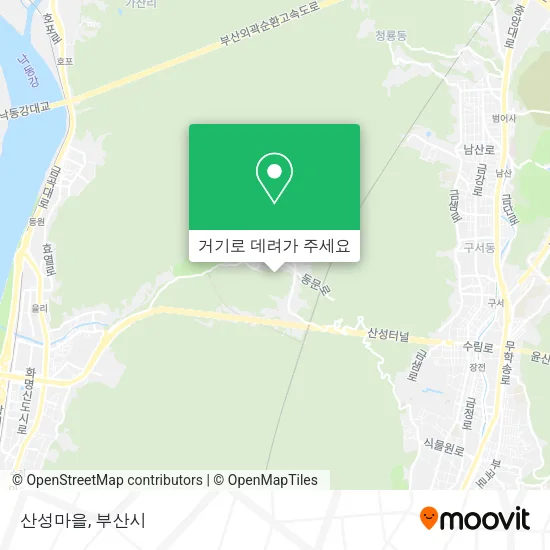 산성마을 지도