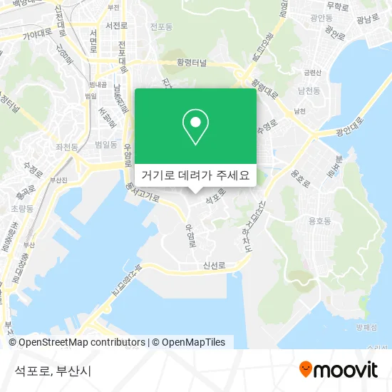 석포로 지도