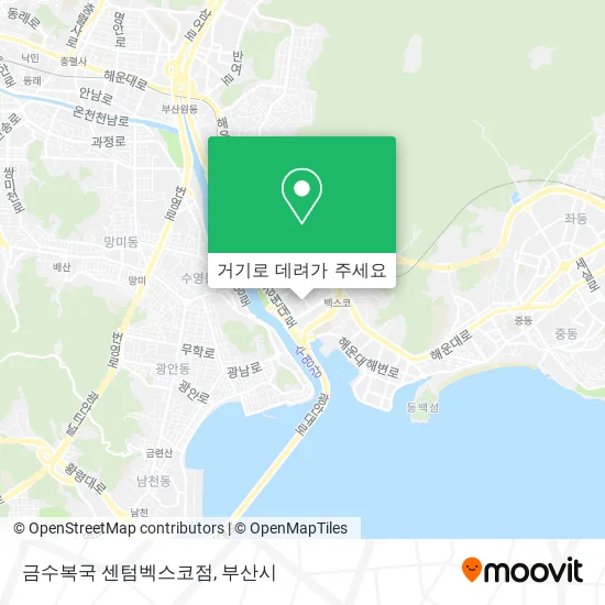금수복국 센텀벡스코점 지도