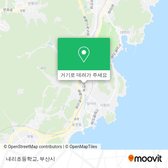 내리초등학교 지도