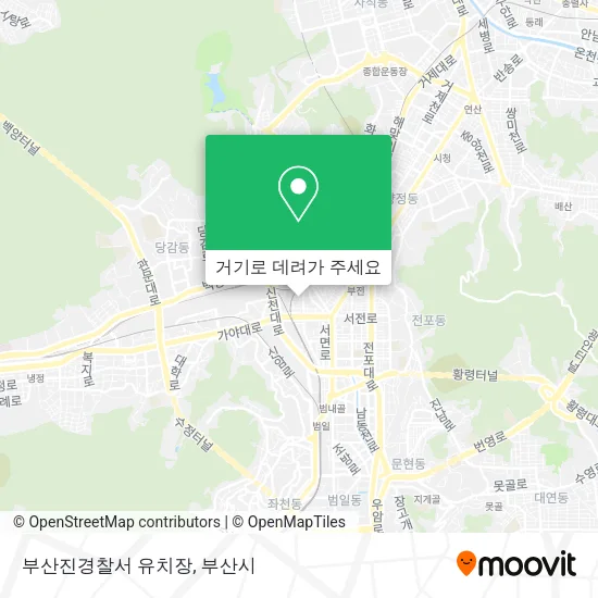 부산진경찰서 유치장 지도