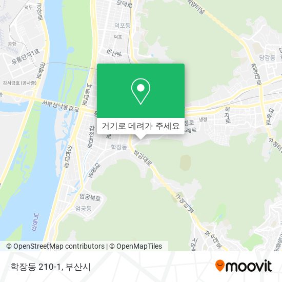 학장동 210-1 지도