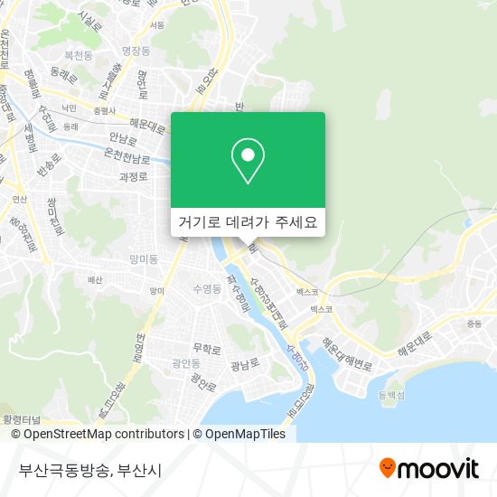 부산극동방송 지도