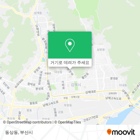 동상동 지도