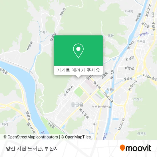 양산 시립 도서관 지도