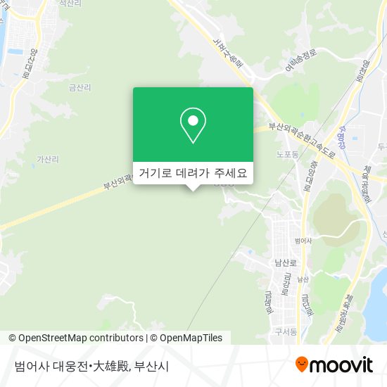 범어사 대웅전•大雄殿 지도
