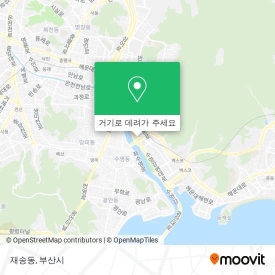 재송동 지도