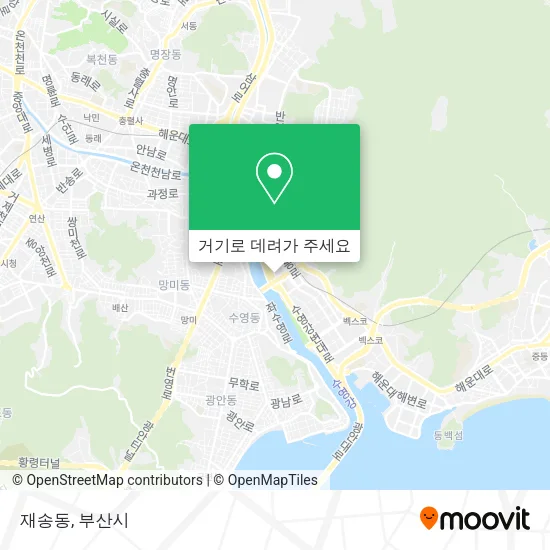 재송동 지도