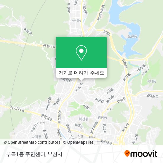 부곡1동 주민센터 지도