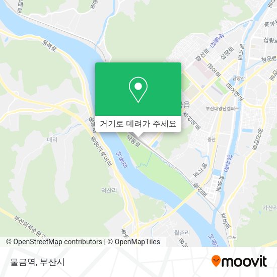 물금역 지도