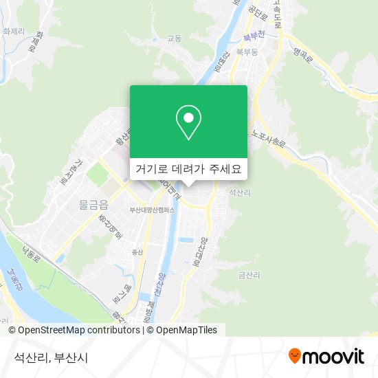 석산리 지도