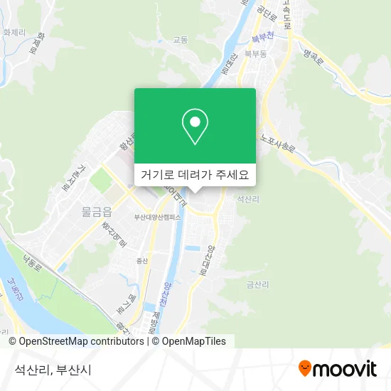 석산리 지도
