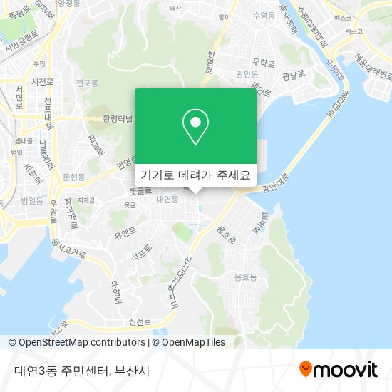 대연3동 주민센터 지도
