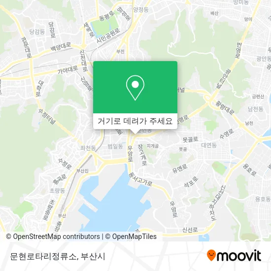 문현로타리정류소 지도