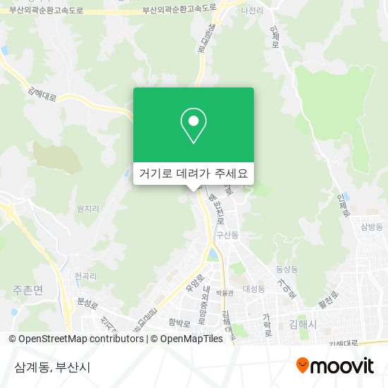 삼계동 지도