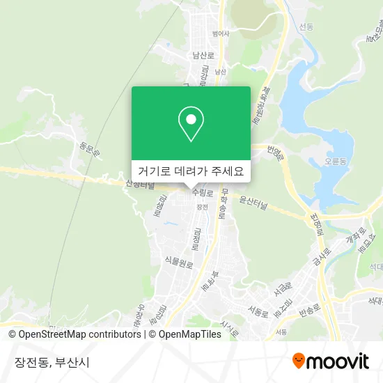 장전동 지도