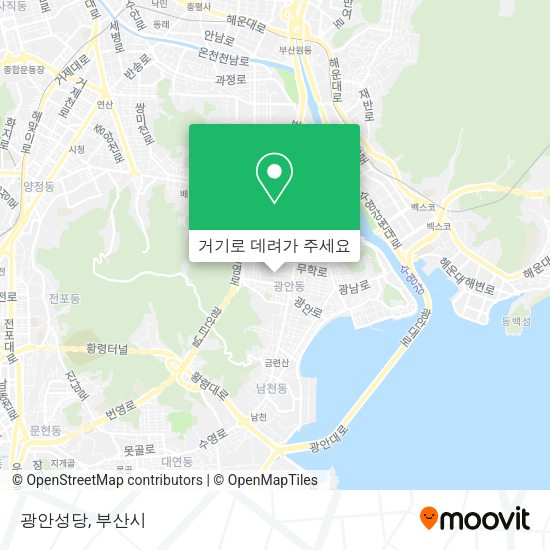 광안성당 지도