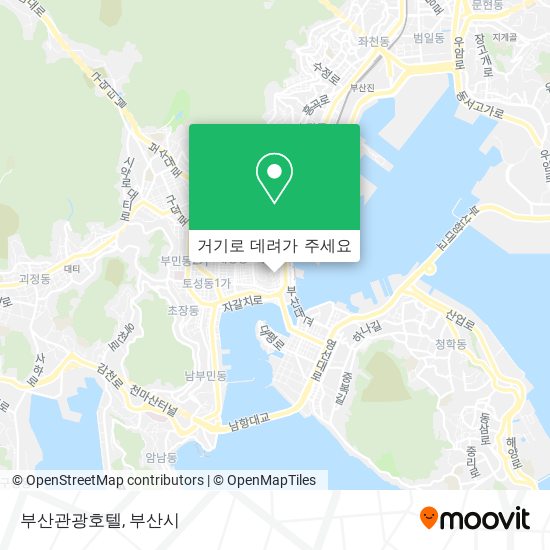 부산관광호텔 지도