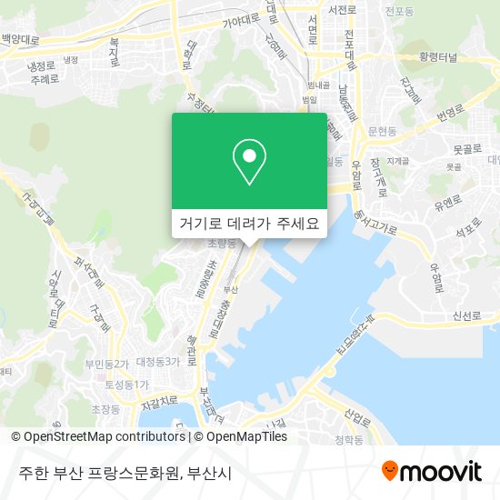 주한 부산 프랑스문화원 지도