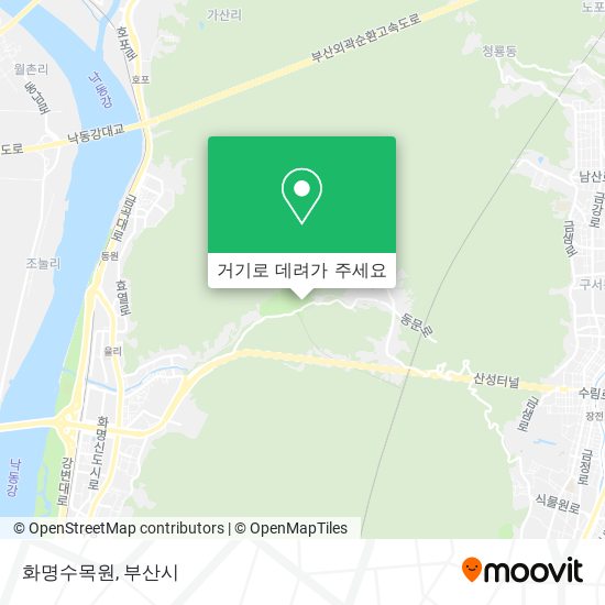 화명수목원 지도
