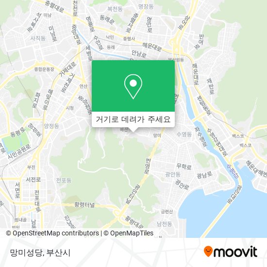 망미성당 지도