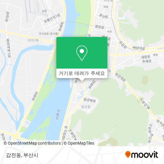 감전동 지도