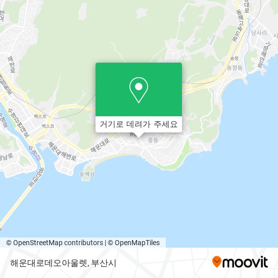 해운대로데오아울렛 지도