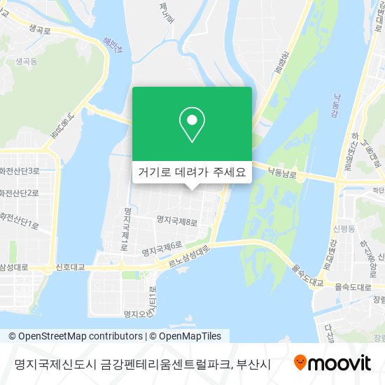 명지국제신도시 금강펜테리움센트럴파크 지도
