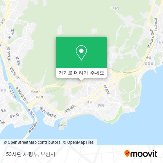 53사단 사령부 지도